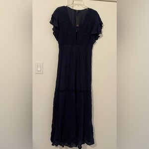 Lulu's Deep Blue Maxi Dress